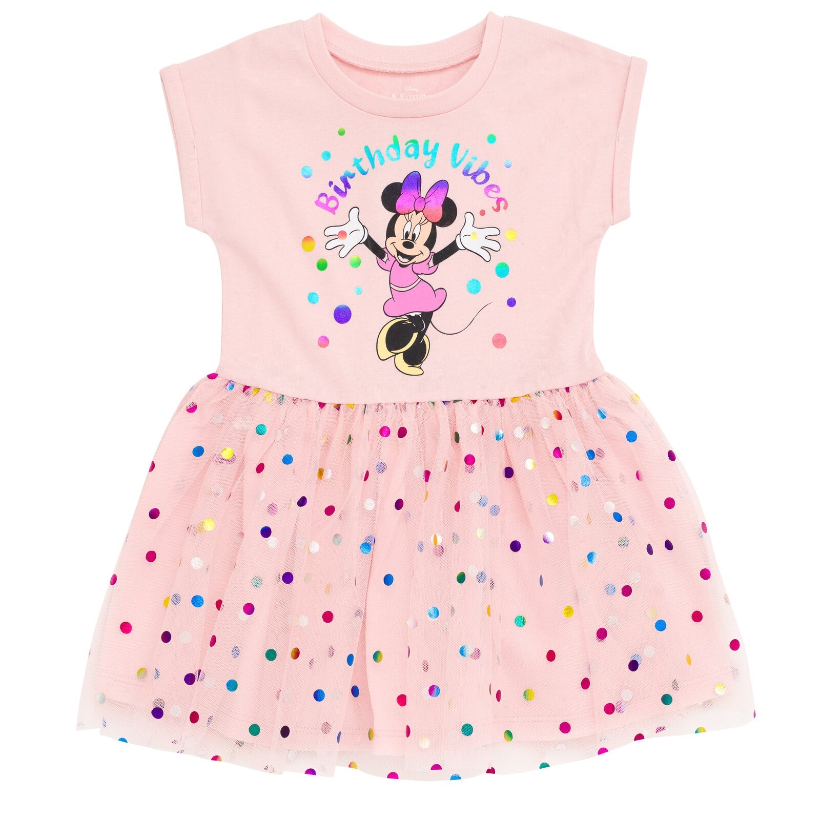 minnie pink dress Disney Mouse Mesh With Skirt Overlay 6 Designed with your babys High Collar Lace Wedding Color:Night Bloom Product Group: 2964
