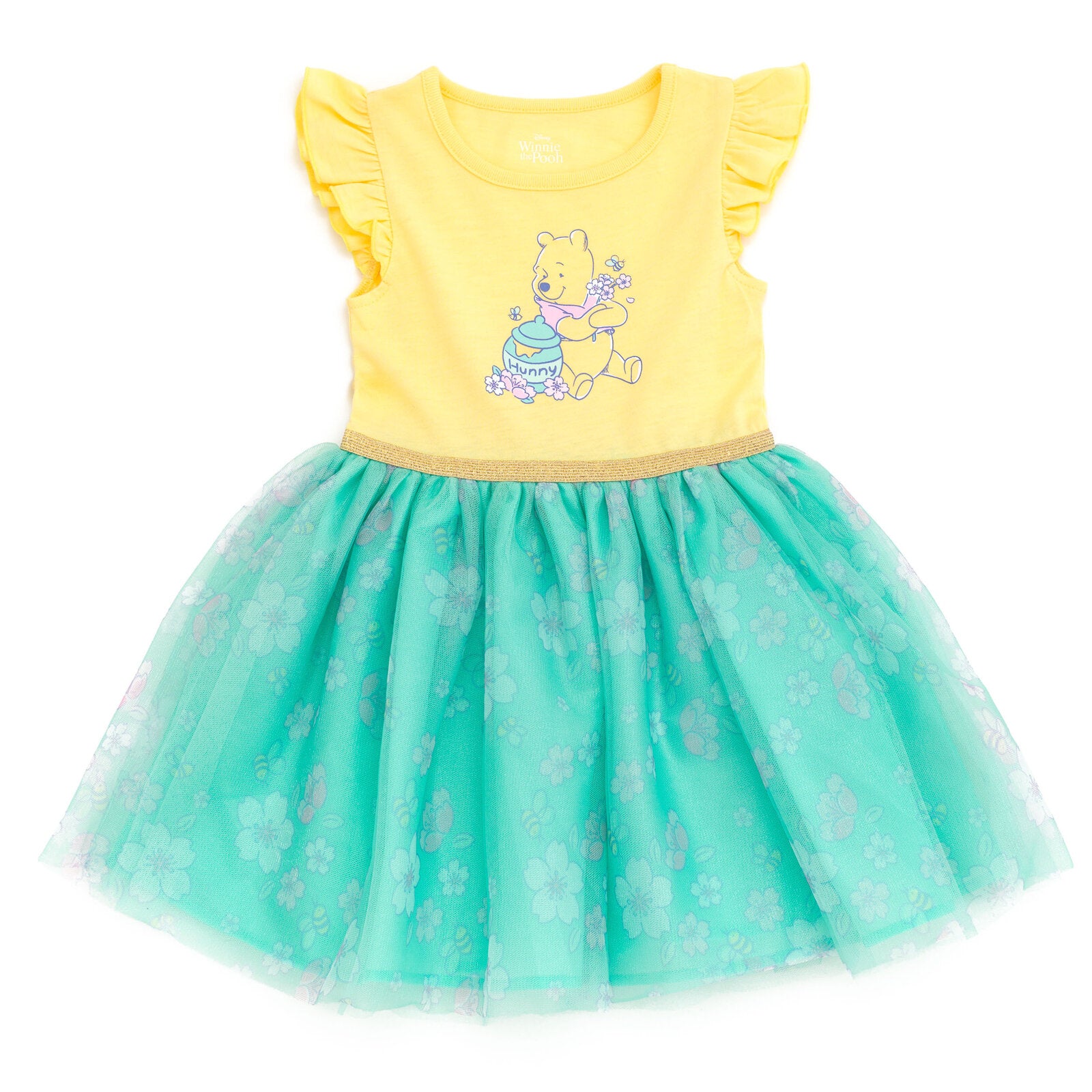 Disney Winnie the Pooh Pleated Tulle Dress