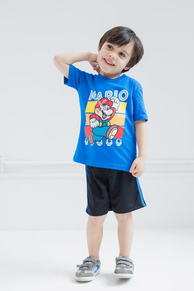 Mario Graphic T-Shirt & Shorts Set - imagikids