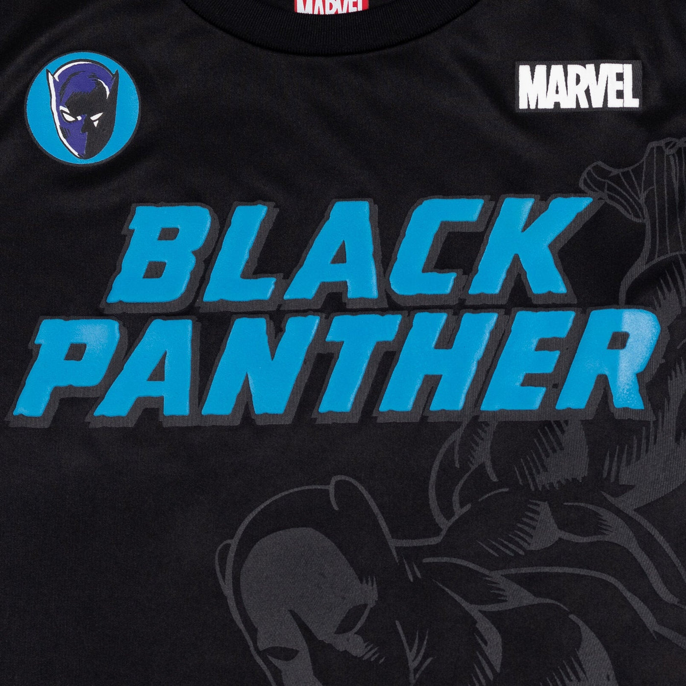 Marvel Avengers Black Panther T-Shirt and Mesh Shorts Outfit Set - imagikids