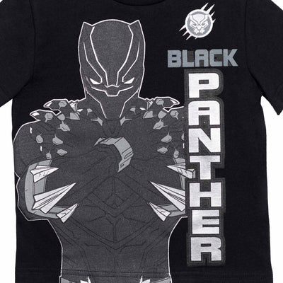 Marvel Avengers Black Panther T-Shirt and Shorts Outfit Set - imagikids