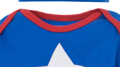 Marvel Avengers Captain America Cosplay Bodysuit and Hat - imagikids