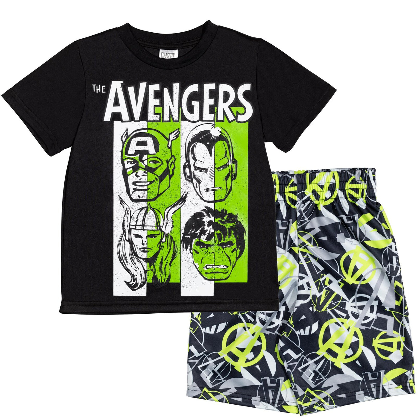 Marvel Avengers T-Shirt and Shorts Outfit Set