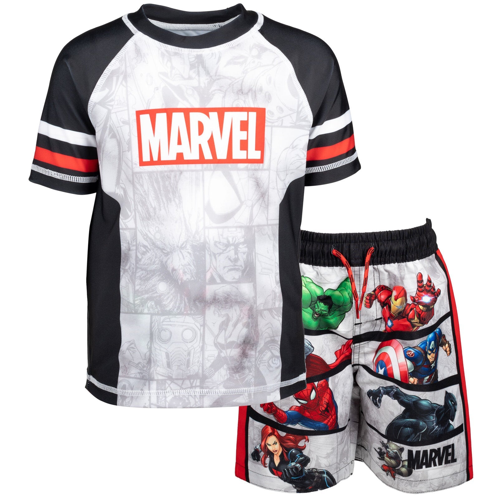 Jurassic World | Swim | Jurassic World Dinosaur 2 Pc Swim Suit Rashguard Top Trunks Upf 5 8 Months