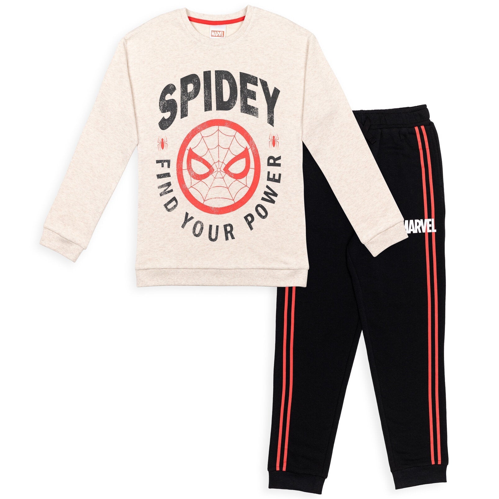 Marvel Spider-Man Set Di 3 Pantaloni Da Jogging Per Bambini - Blu, Nero, Grigio Con Stampe Uomo Ragno (Taglie 4-12 Anni)