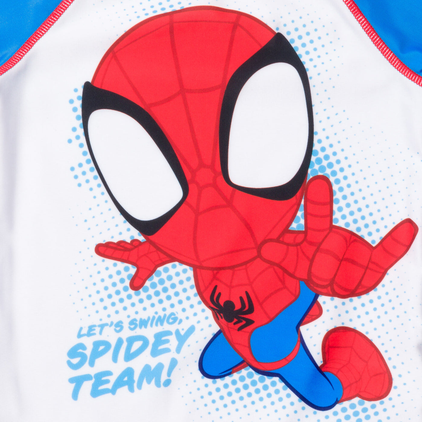 Marvel Spidey and His Amazing Friends UPF 50+ Rash Guard Swim Trunks Outfit Set