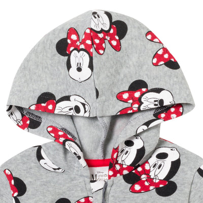 Minnie Mouse Fleece Zip Up Hoodie Set