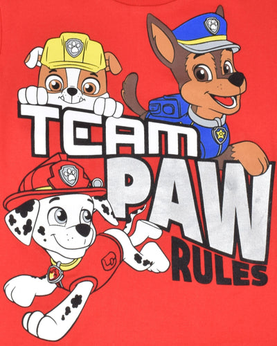 Paw Patrol Pullover T-Shirt and Mesh Shorts Outfit Set