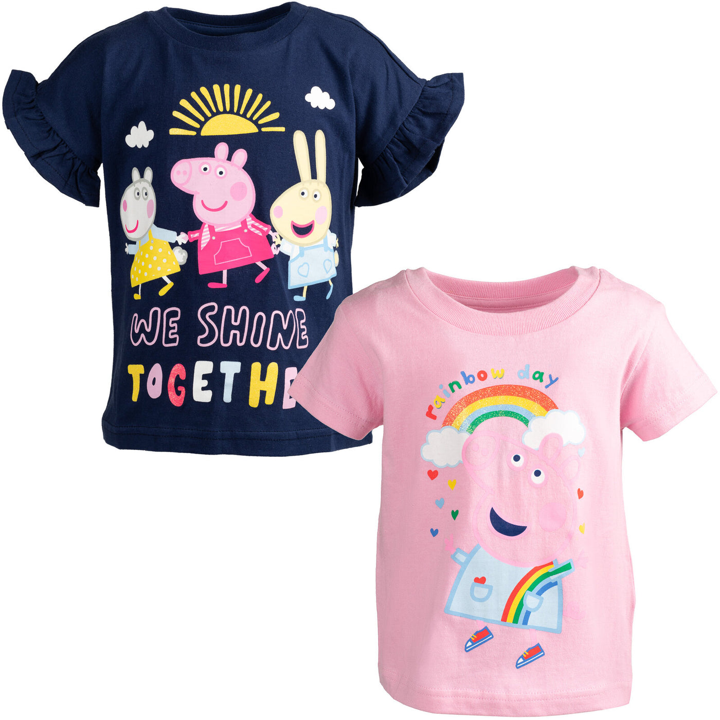 Peppa Pig 2 Pack T-Shirts