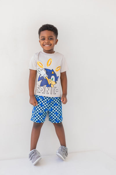 SEGA Sonic the Hedgehog Graphic T-Shirt & Shorts