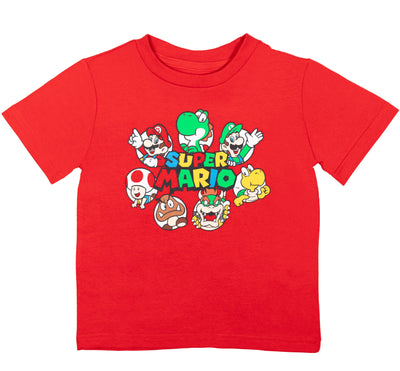 SUPER MARIO Nintendo T-Shirt and Shorts Outfit Set