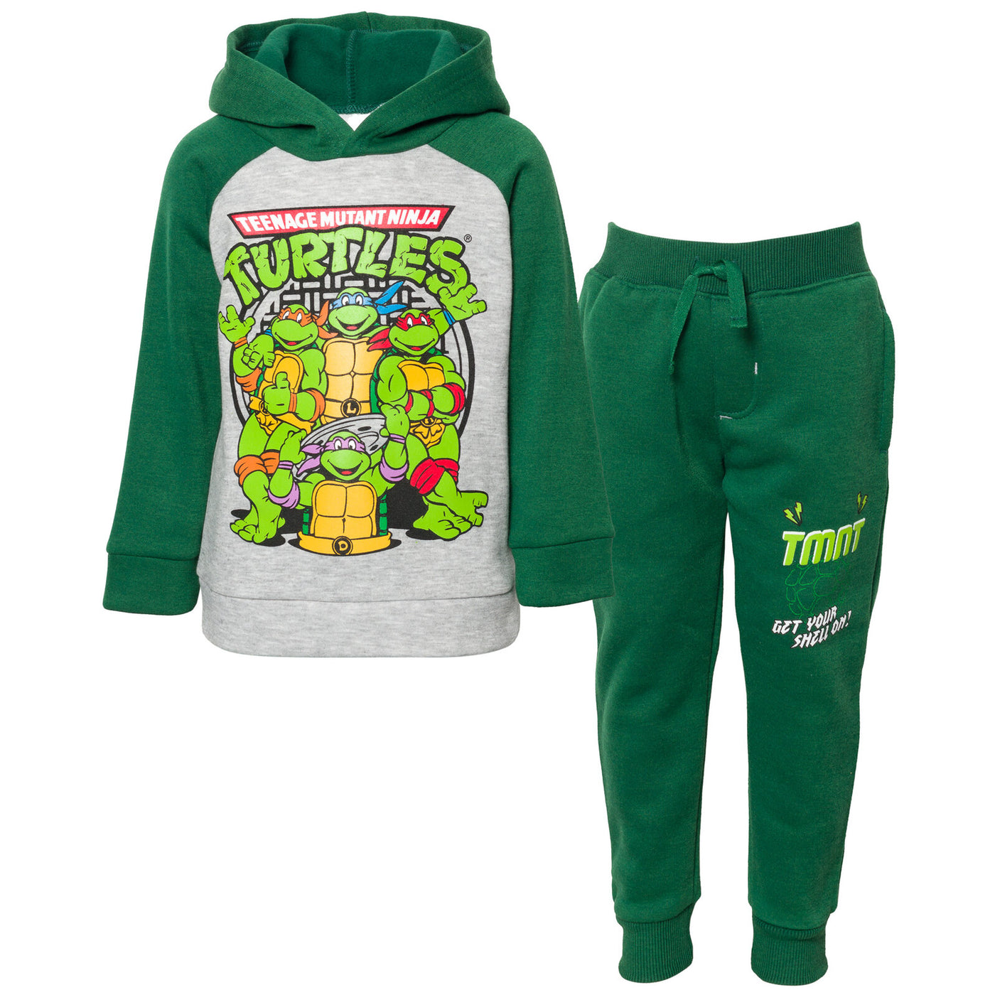 Teenage Mutant Ninja Turtles Fleece Pullover Hoodie and Pants Outfit Set