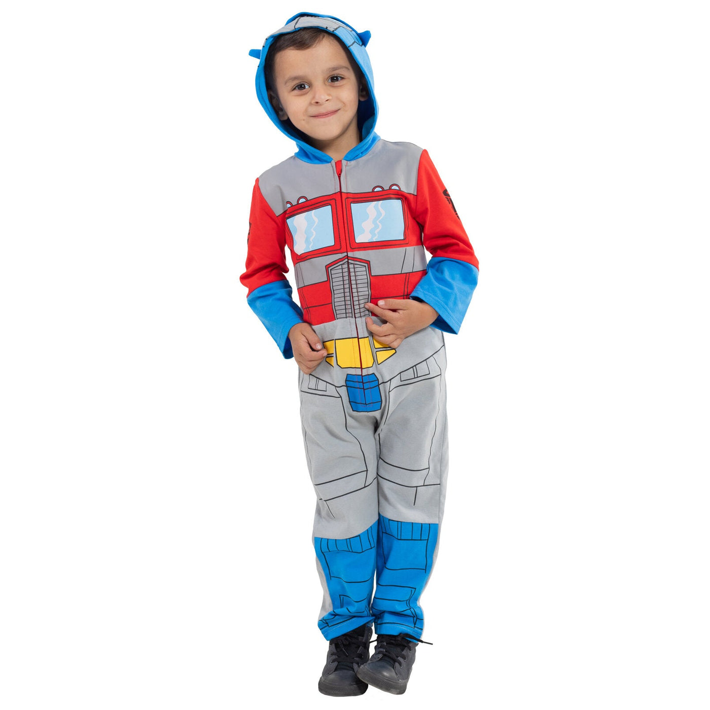 Transformers Optimus Prime Zip Up Costume Coverall - imagikids