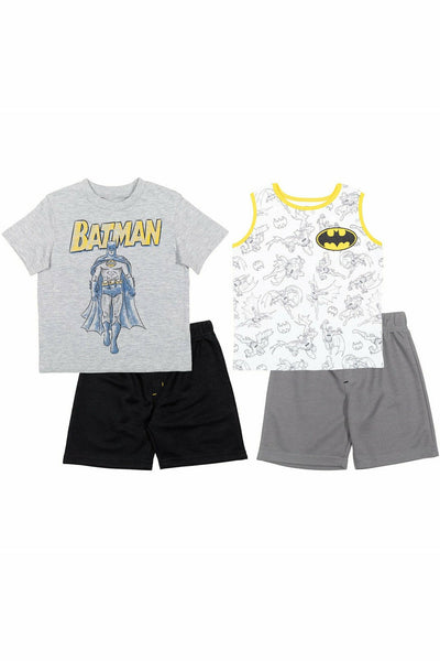 Batman 3 Piece Outfit Set: T-Shirt Shorts - imagikids