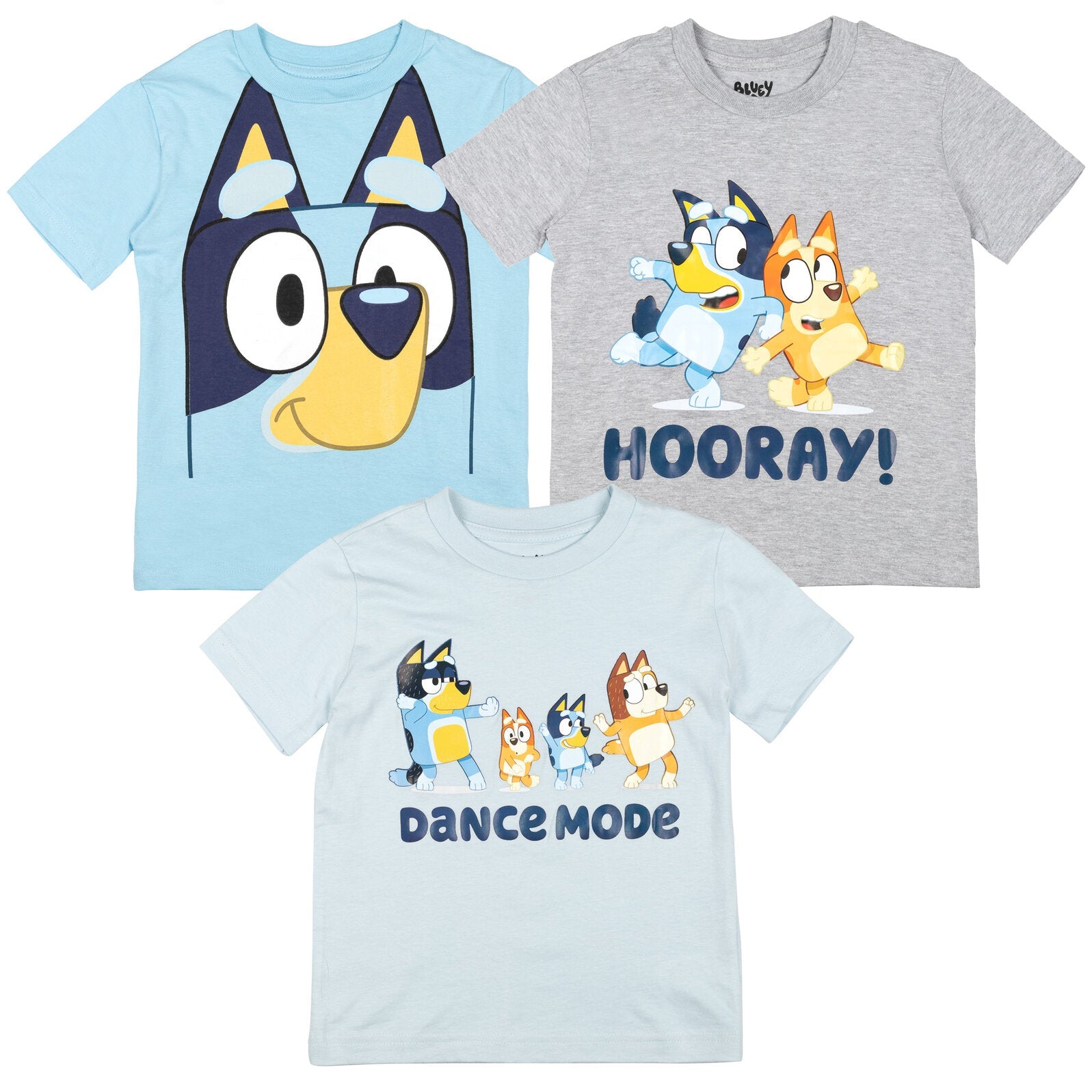 Bluey 3 Pack T Shirts Imagikids bluey-3-pack-t-shirts-imagikids