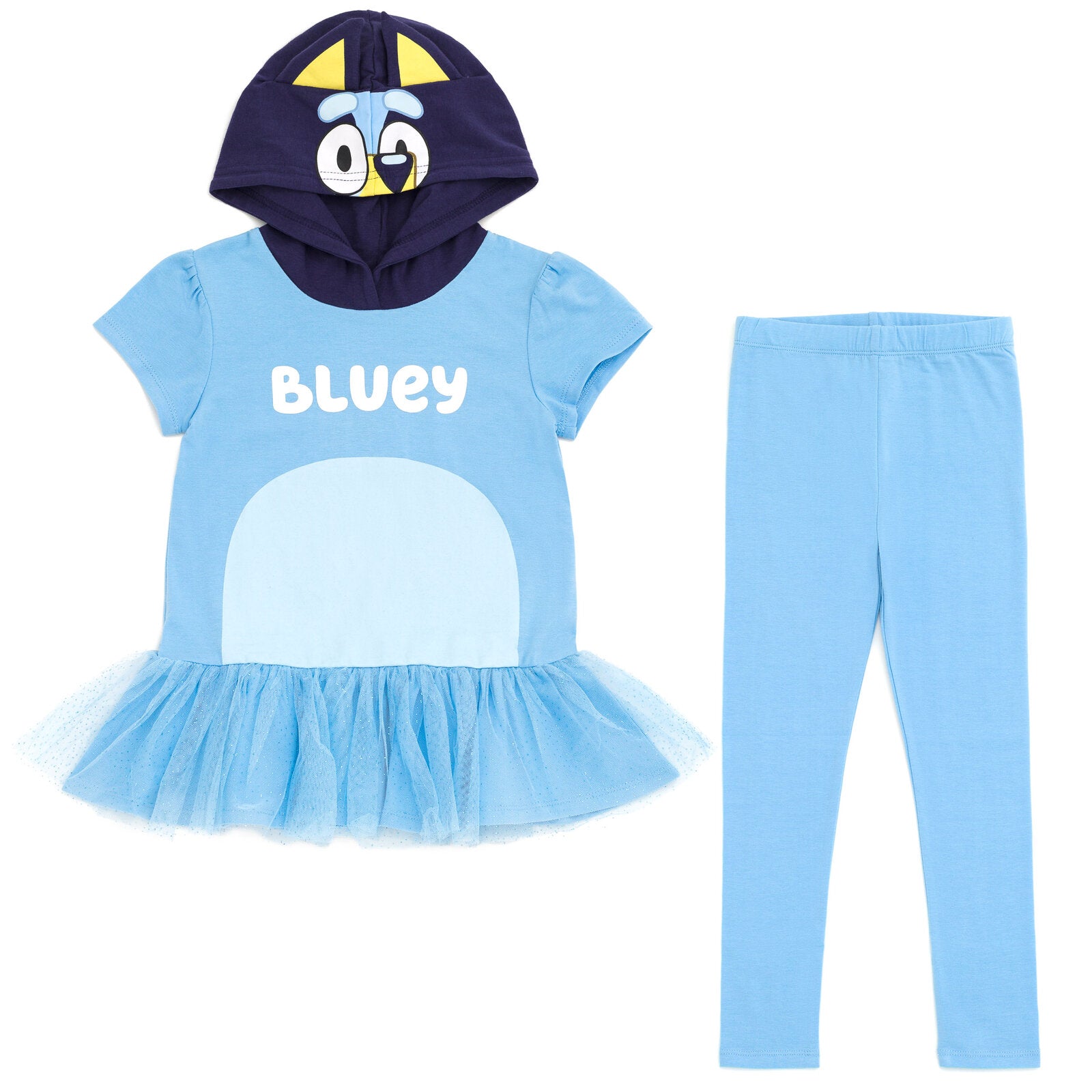 Bluey Bingo Little Boys Cosplay T-Shirt and Mesh Shorts Outfit Set
