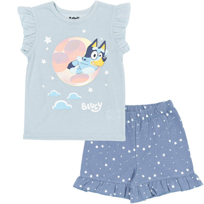 Bluey T-Shirt and French Terry Shorts Outfit Set - imagikids