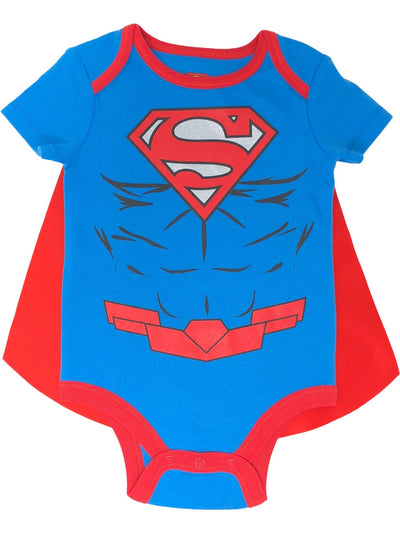 DC Comics Justice League Superman Bodysuit and Cape - imagikids