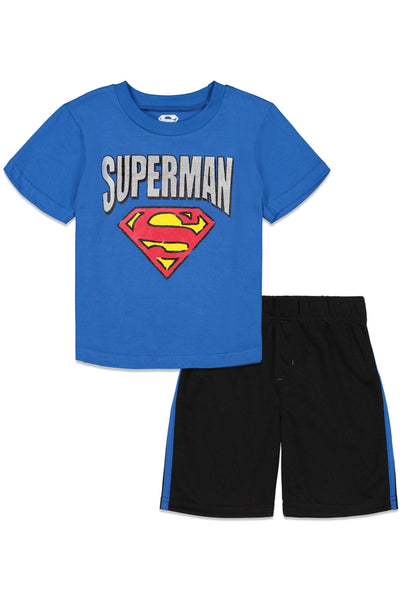 Superman Graphic T-Shirt & Shorts Set