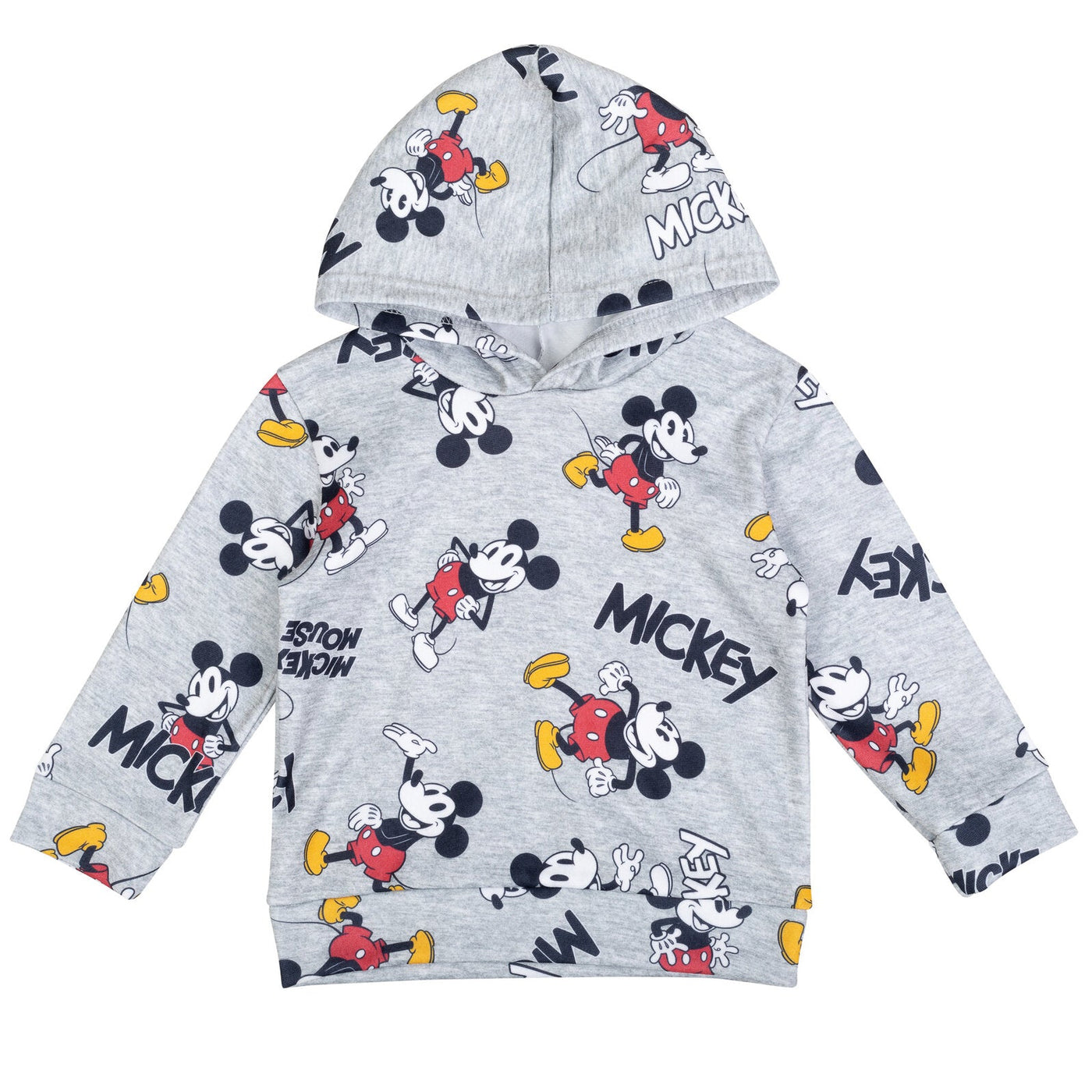 Disney Mickey Mouse Fleece Pullover Hoodie and Pants Outfit Set - imagikids