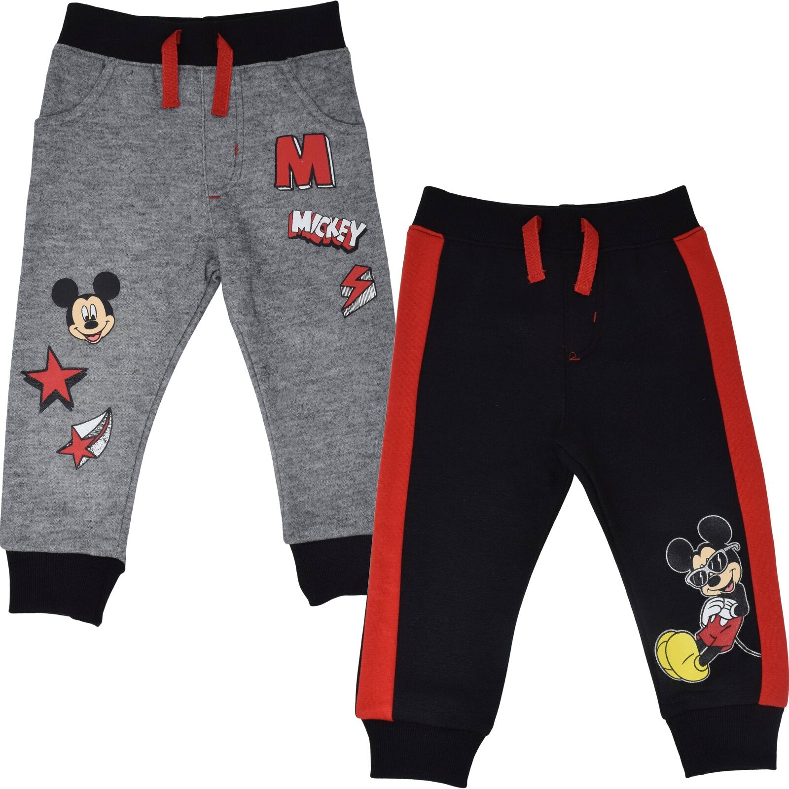 Disney Mickey Mouse Pixar Cars Mickey Mouse Fleece 2 Pack Pants ...