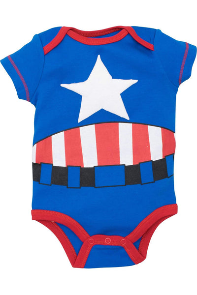 Marvel Captain America Cosplay Bodysuit and Pants Set