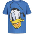 Disney Mickey Mouse Donald Duck Boys' Short Sleeve T-Shirt Royal Blue