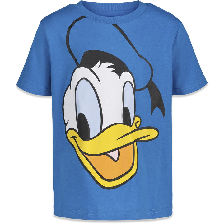 Disney Mickey Mouse Donald Duck Boys' Short Sleeve T-Shirt Royal Blue