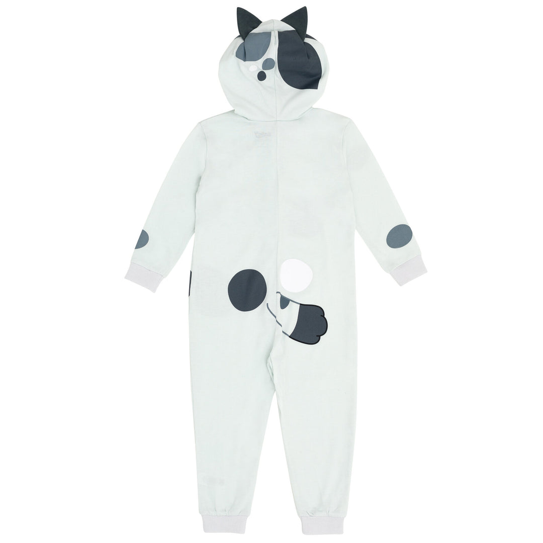 Bluey Muffin Cosplay Hooded Coverall Grey Blue