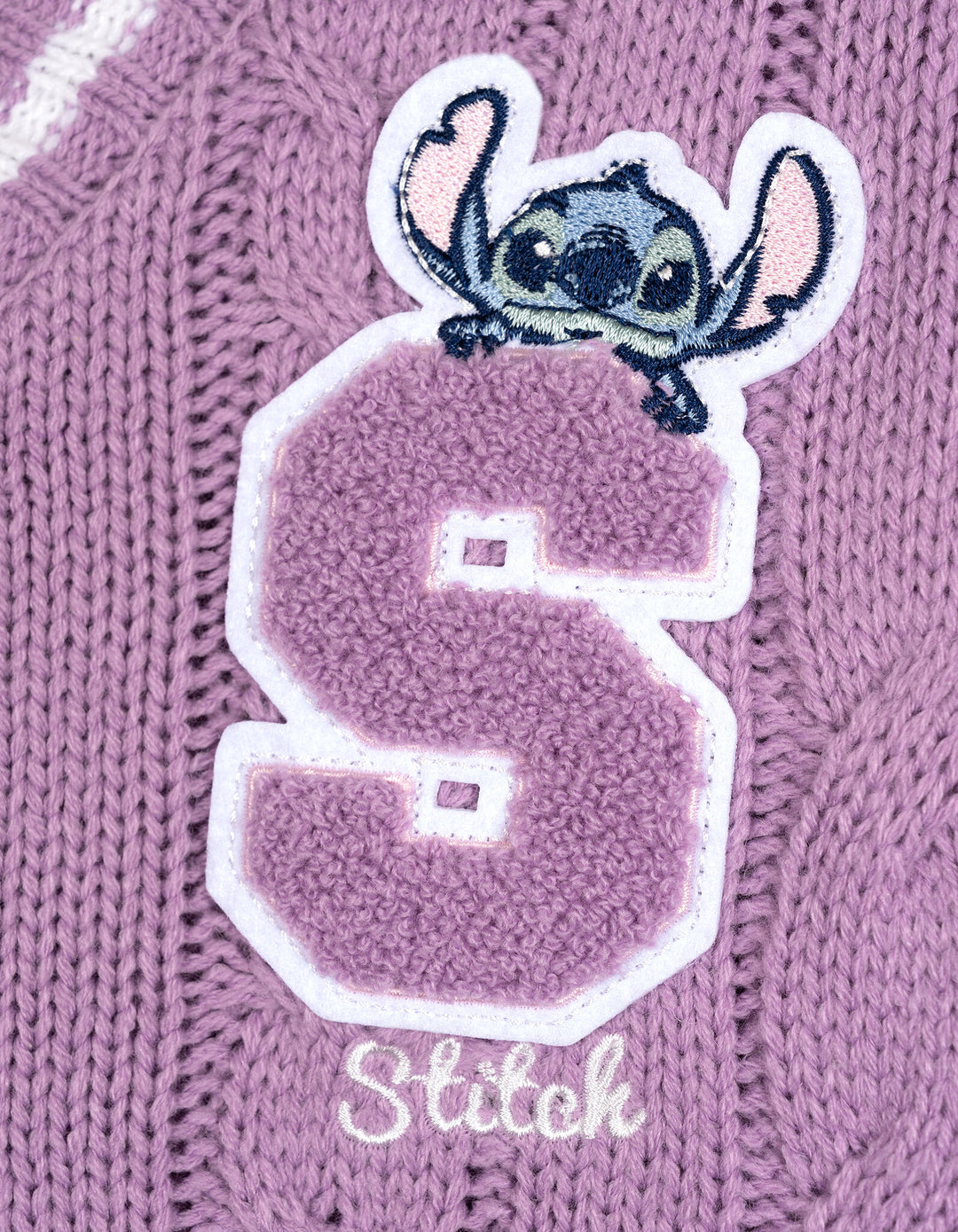 Lilo & Stitch Girls' Cardigan Sweater Lavender