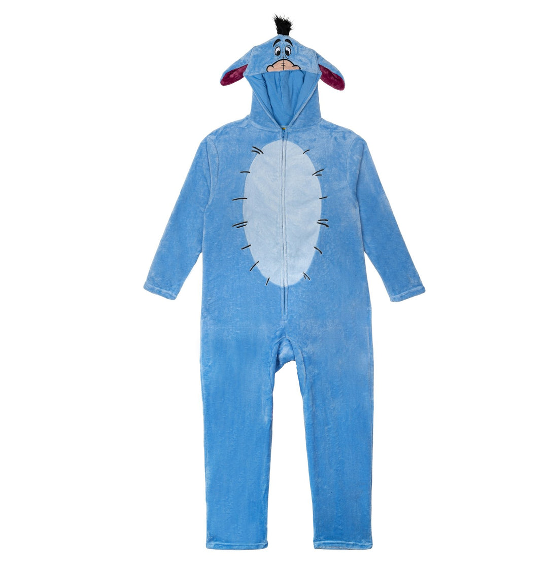 Disney Winnie the Pooh Eeyore Adult Men or Women Coverall Slate Blue