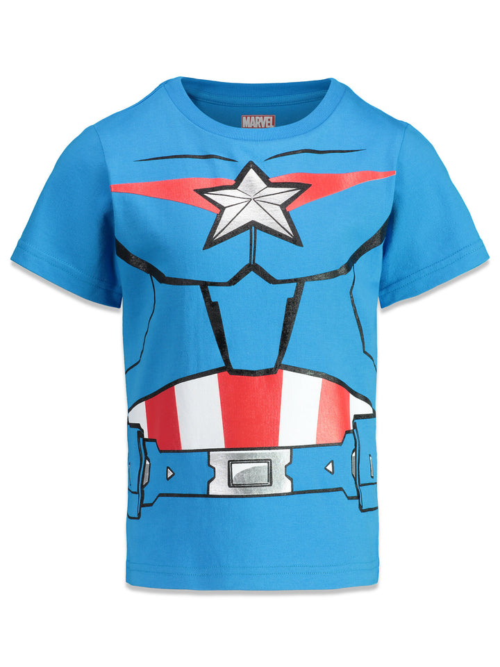 Marvel Avengers 4-Pack Short Sleeve T-Shirts Black Red