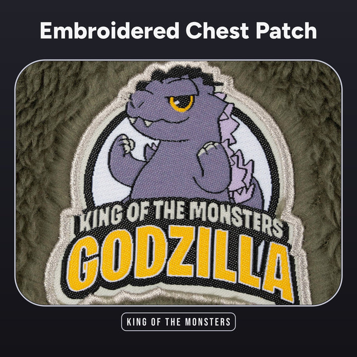 Godzilla Baby Cosplay One Piece Coverall Dark Grey