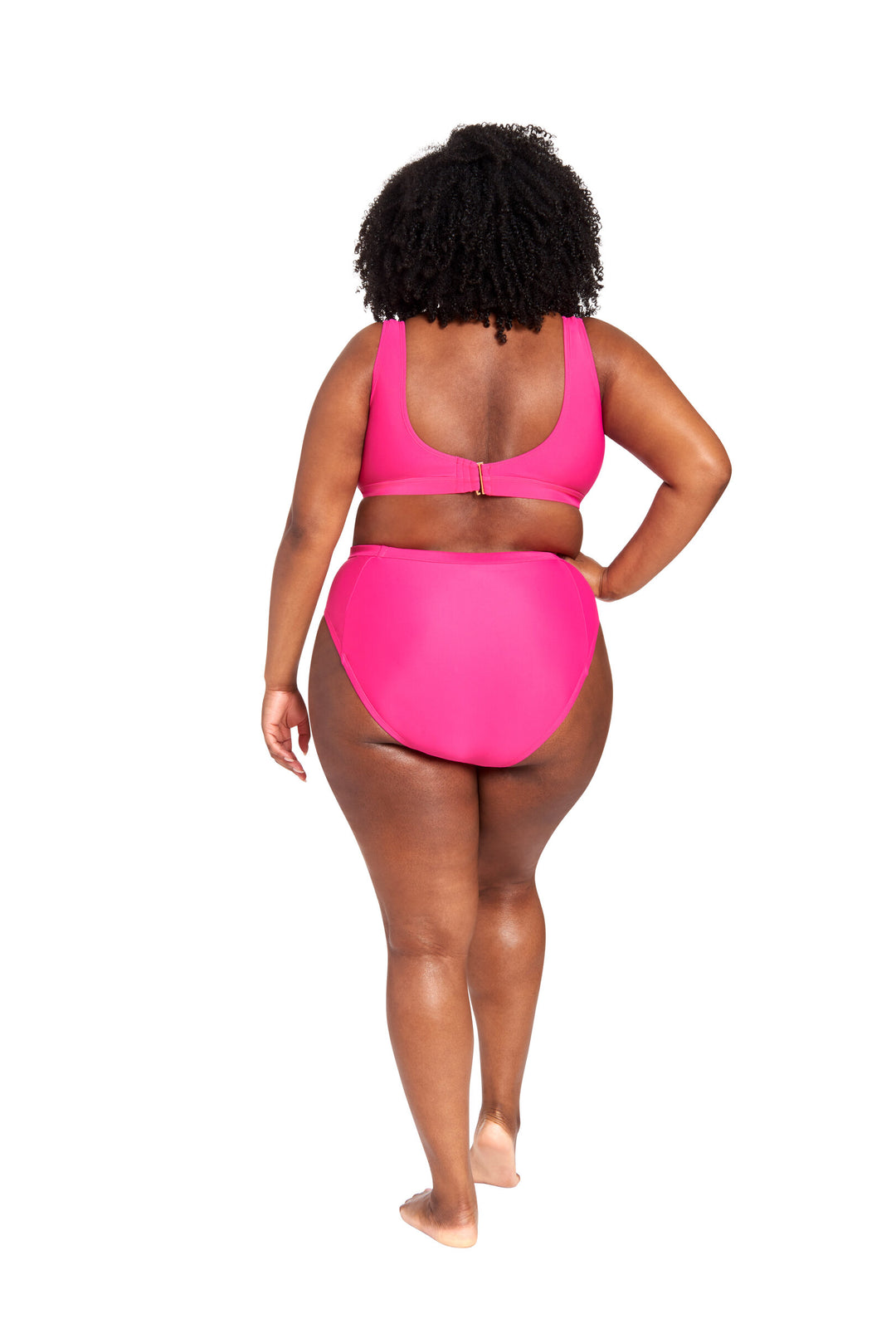 LYSA Women's Swimwear Bikini Top Vibrant Pink