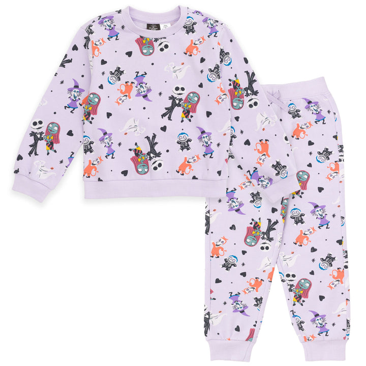 Nightmare Before Christmas Girls' Purple Jack Sally