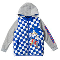 SEGA Sonic the Hedgehog Little Boys' Layered Hooded Puffer Jacket Blue