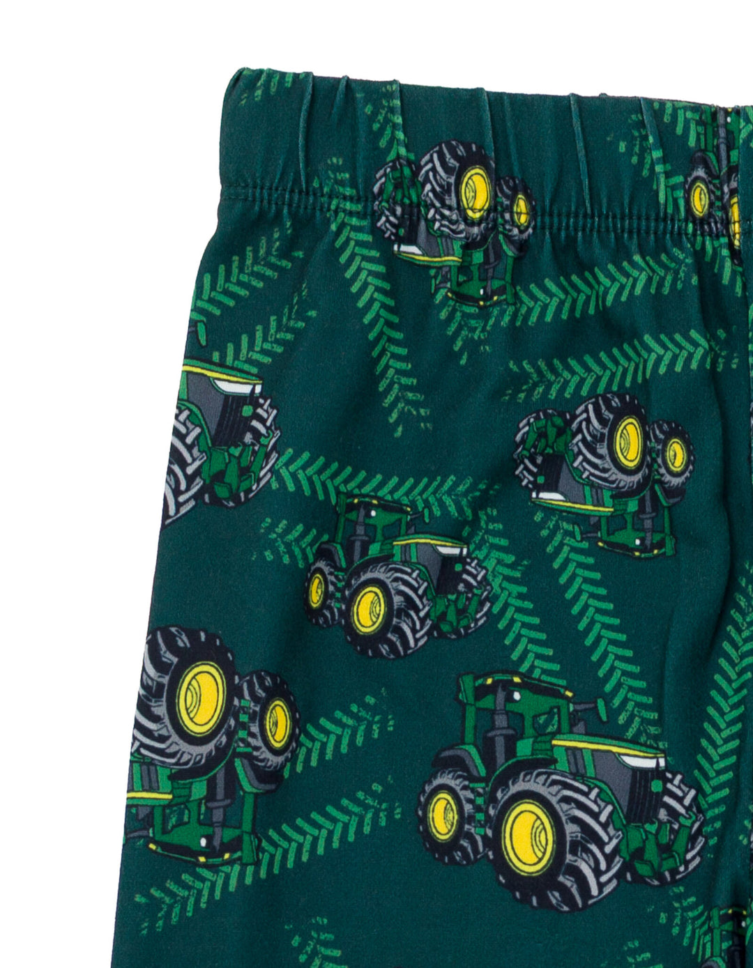 John Deere Boys' 2-Piece Pajama Set Green Heather Gray