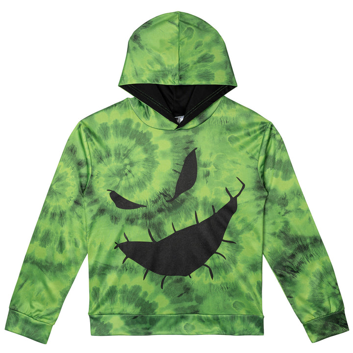 Nightmare Before Christmas Oogie Boogie Fleece Hooded Sweatshirt Green