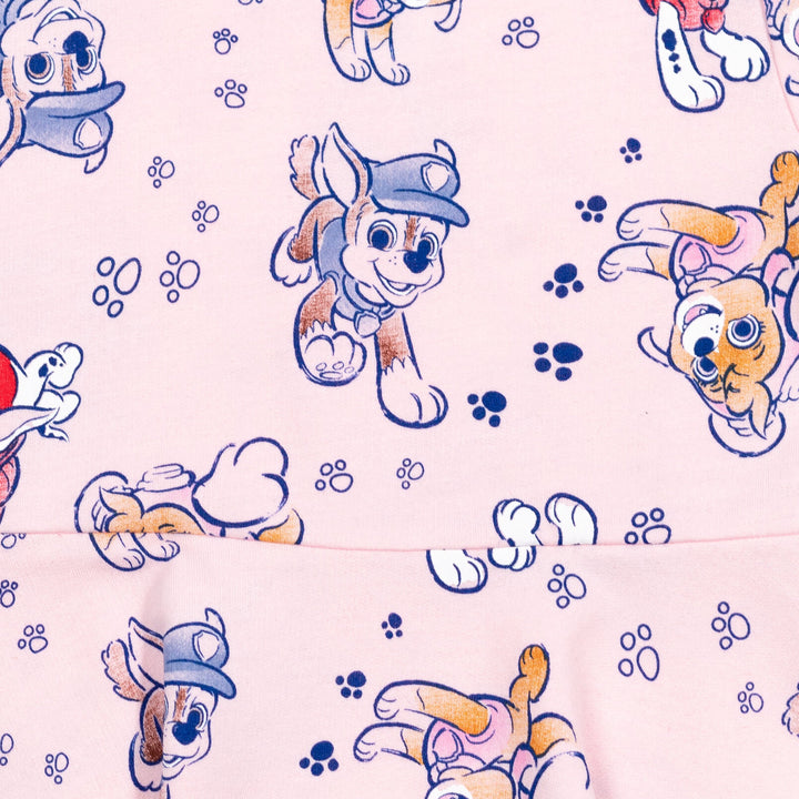 Paw Patrol Girls' Skater Dress and Scrunchie Set Pink