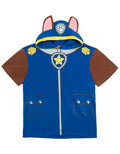 Paw Patrol Chase Men's Cosplay Hooded T-Shirt Navy Blue