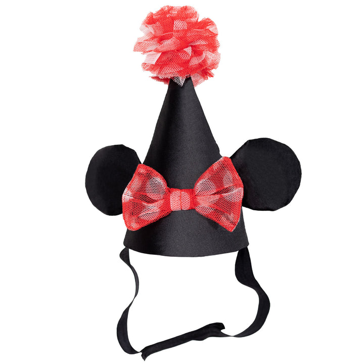 Minnie Mouse Baby Girls' Birthday Tutu Skirt Collar and Hat Set Red