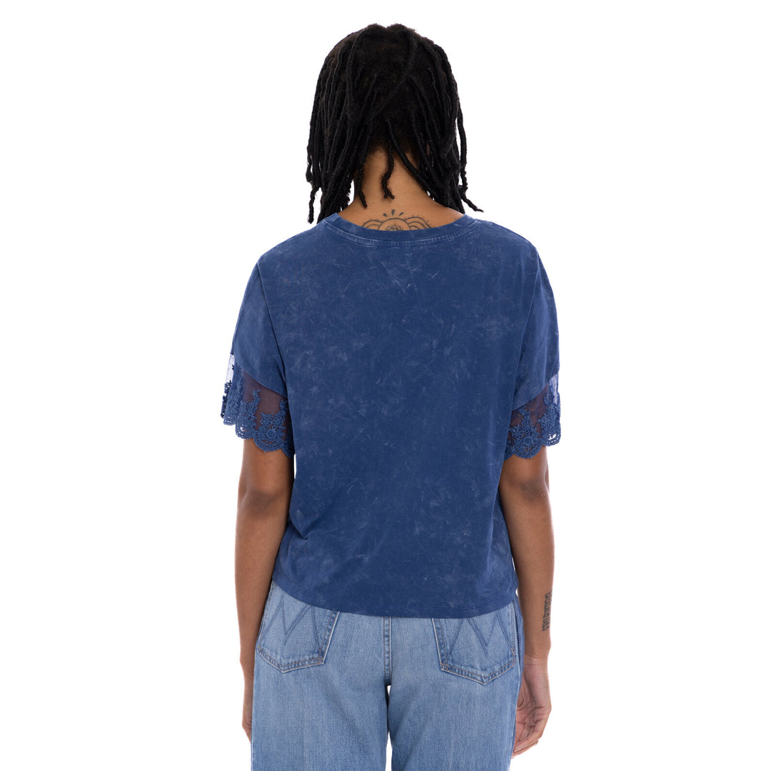 Hannah Montana Women's Short Sleeve T-Shirt Blue Wash
