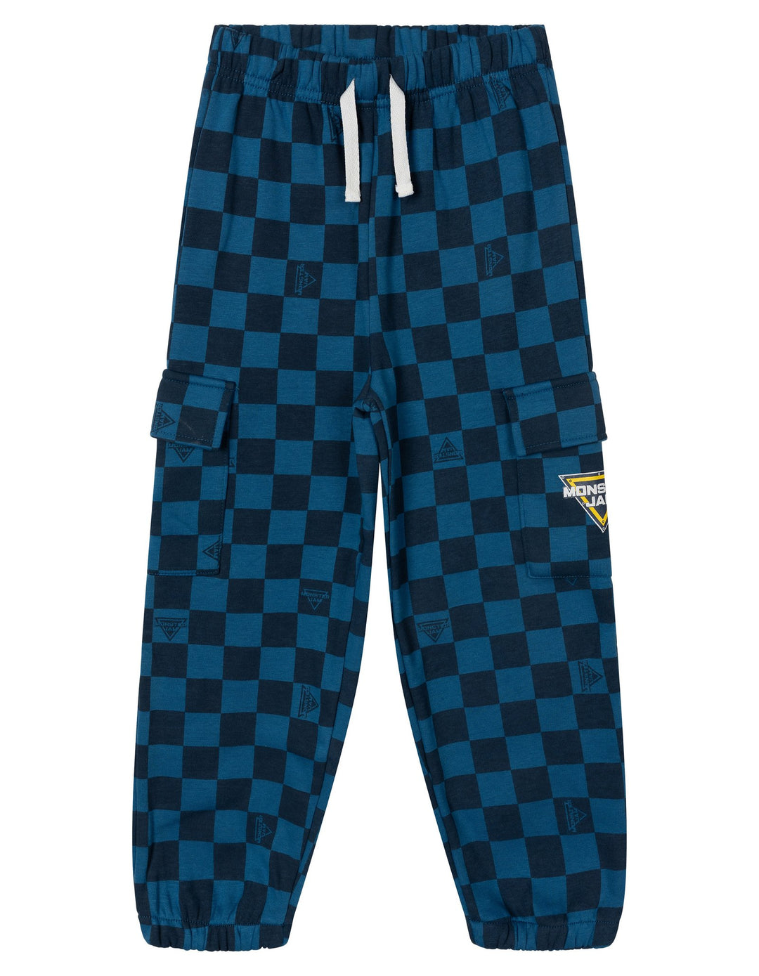 Monster Jam Boys' Fleece 2-Piece Hoodie and Pants Set Navy