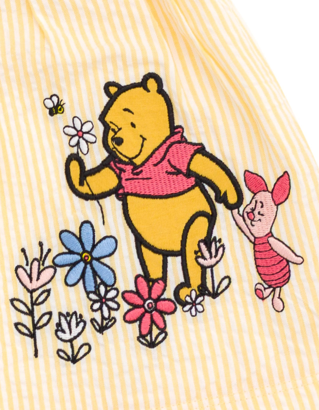 Disney Winnie the Pooh 2-Piece Bodysuit and Jumper Dress Set Piglet Yellow