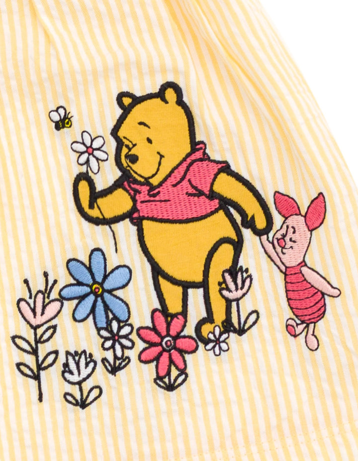 Disney Winnie the Pooh 2-Piece Bodysuit and Jumper Dress Set Piglet Yellow