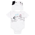 101 Dalmatians Baby Cosplay Bodysuit and Hat Set Newborn to Infant