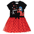 Miraculous Ladybug Girls' Cosplay Tutu Dress Black Red