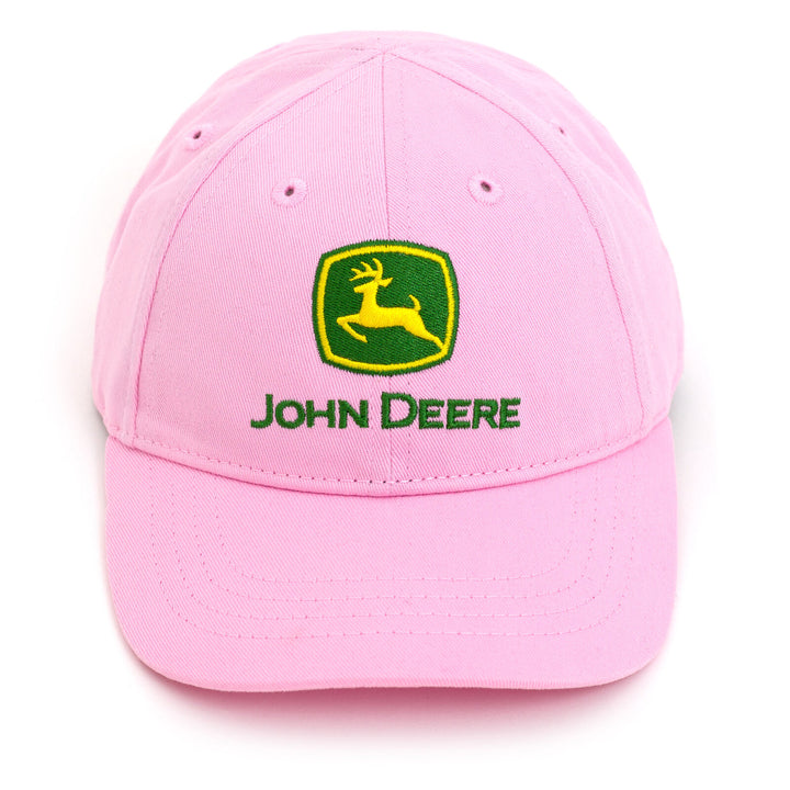 John Deere Toddler Girls' Strapback Baseball Cap Blossom Pink