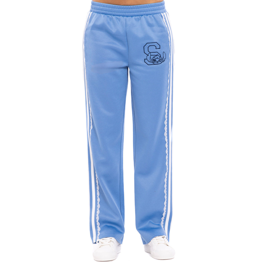 Lilo & Stitch Women's Athletic Track Pants Silver Blue