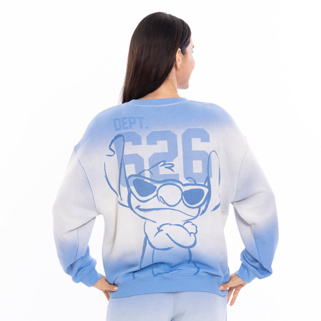 Lilo & Stitch Women's Loungewear Sweatshirt Sky Blue